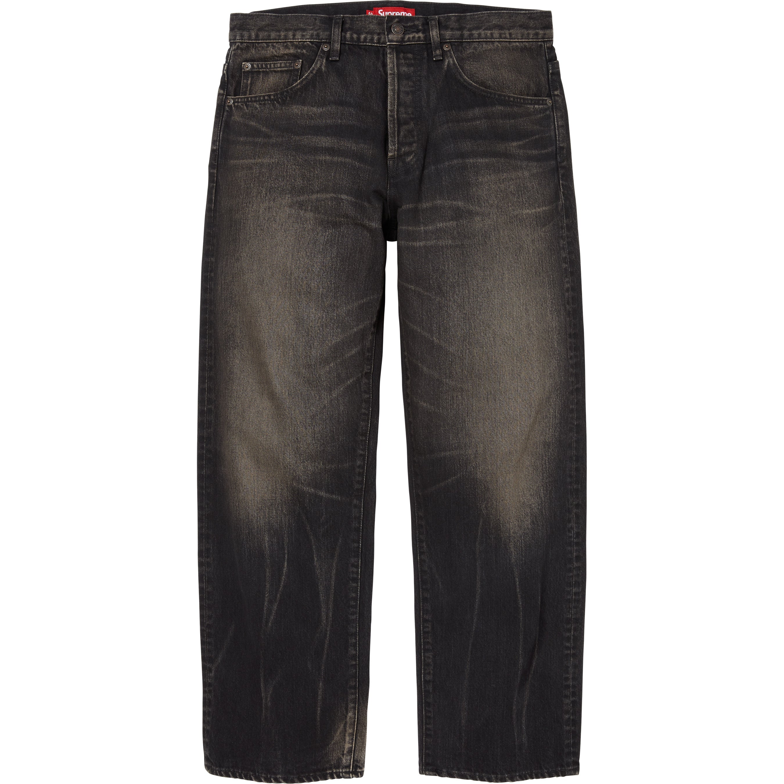 Distressed Loose Fit Selvedge Jean view 10